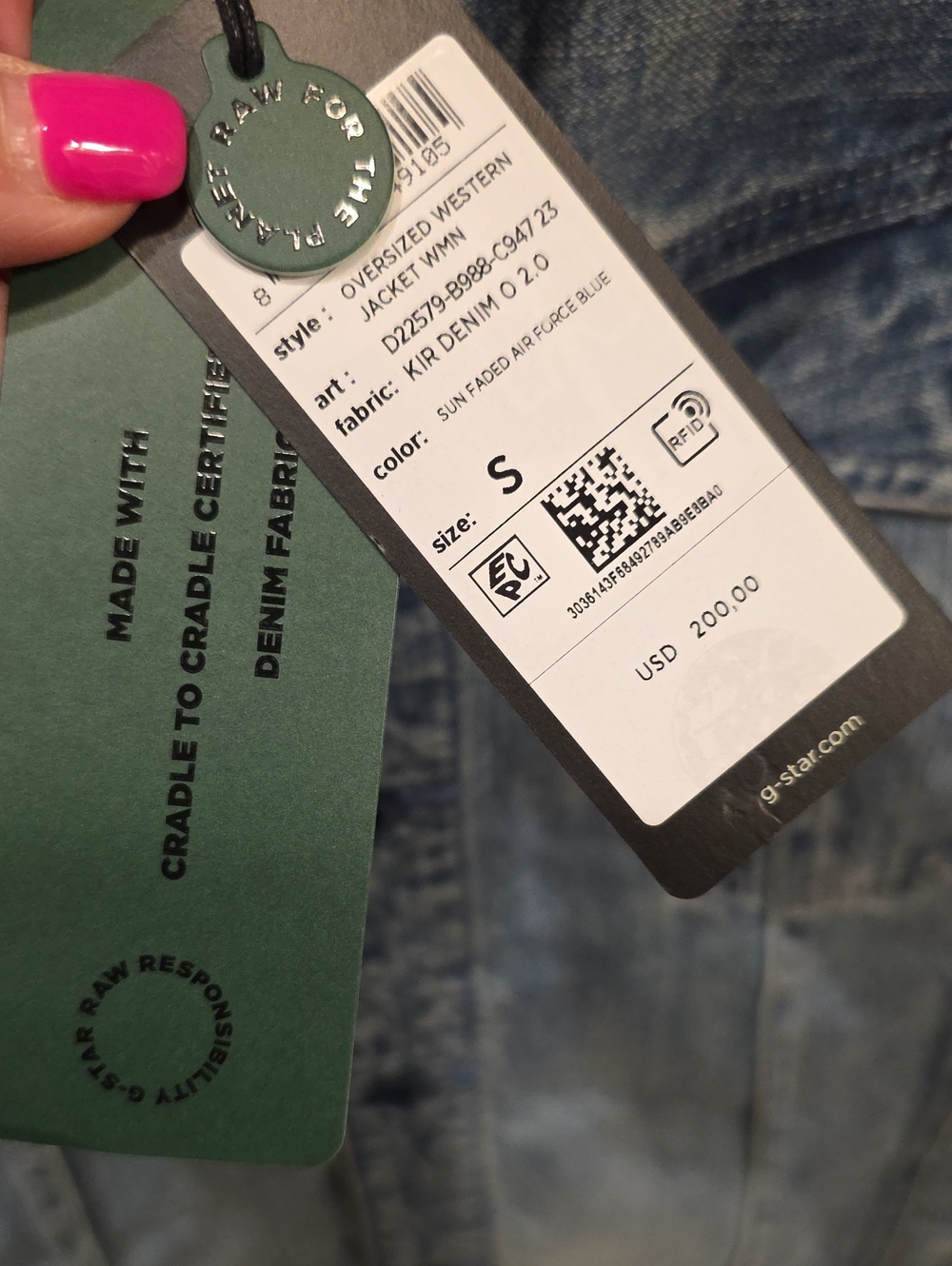 Men's Light Blue Denim Jacket - G-Star - Picture 3 of 8